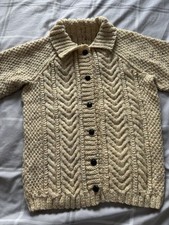 Aran cardigan chest for sale  DONCASTER