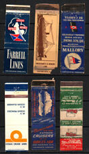 Lines theme matchbook for sale  CLEVEDON