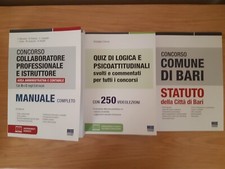 Concorso collaboratore istrutt usato  Modugno