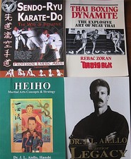 SET OF 4 THAI BOXING DYNAMITE-WARRIOR LEGACY-HEIHO-SENDO-RYU KARATE MARTIAL ARTS comprar usado  Enviando para Brazil
