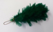 Vintage green hackle for sale  LONDON