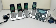 Telefone sem fio AT&T com secretária eletrônica, 3 bases e 4 aparelhos CL83464 (bin9) comprar usado  Enviando para Brazil