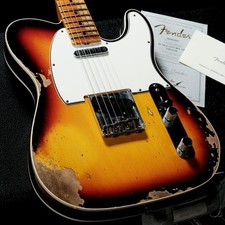 Fender Custom Shop 1965 Telecaster Custom Maple Cap relíquia pesada desbotada 3CS comprar usado  Enviando para Brazil