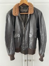 Navy leather flight for sale  DONCASTER