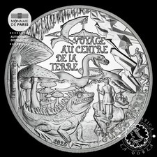 2025 - 10 EURO Plata PROOF - Julio Verne - Viaje Centro Tierra - FRANCIA comprar usado  Enviando para Brazil