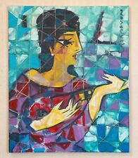 Femme guitare peinture d'occasion  Nantes-