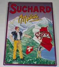 Emailleschild suchard milka gebraucht kaufen  Wadern