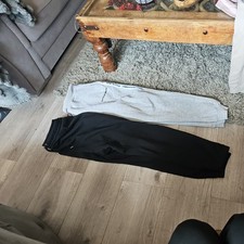 Boohoo joggers black for sale  HORLEY