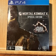 Mortal Kombat X Game PS4 Steelbook Edition com capa deslizante (S6.2) comprar usado  Enviando para Brazil