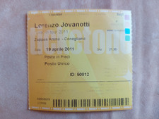 Jovanotti biglietto concerto usato  Villanova di Camposampiero