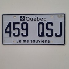 Quebec license plate for sale  Toms River