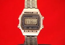 Citizen P080 cronógrafo alarme relógio raro, da década de 1980 em bom estado de funcionamento comprar usado  Enviando para Brazil