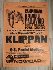 Manifesto volley 1997 usato  Italia
