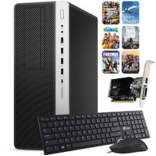 HP G4 Tower Gaming Desktop PC i5-8500 64GB 2TB SSD HDD Nvidia GTX Wi-Fi Win 11 comprar usado  Enviando para Brazil