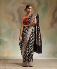 Sari indien traditionnel d'occasion  Expédié en France