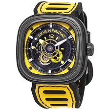 Relógio masculino SevenFriday Racing Team automático mostrador amarelo esqueleto P3B/03 comprar usado  Enviando para Brazil