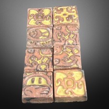 LOTE RARO VINTAGE BATCHELDER ARTE AZULEJO FEITO EM LOS ANGELES DE 8 AZULEJOS MAIA ASTECA comprar usado  Enviando para Brazil