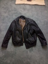 Leather jacket vintage for sale  KING'S LYNN