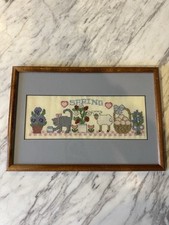 Finished framed embroidery for sale  Phoenix