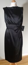 Black satin shift for sale  DONCASTER