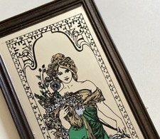 Vintage mucha mirror for sale  LONDON