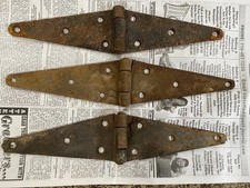 Strap hinges three for sale  Randolph
