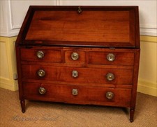 Bureau scriban acajou d'occasion  Tréguier