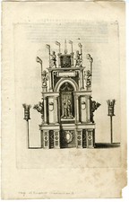 Estampa mestre antiga-PALCO COM IMPERADOR-MAXIMILIANO-II-Mommaert-1594 comprar usado  Enviando para Brazil