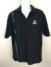 Camisa polo masculina Nike Golf Dri-Fit manga curta preta com listras grande M comprar usado  Enviando para Brazil