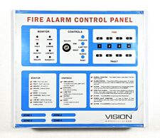 PAINEL DE CONTROLE DE ALARME DE INCÊNDIO VISION ZONE WISE VISION-GCD-01 comprar usado  Enviando para Brazil