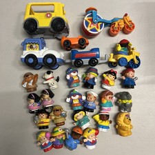 Używany, Fisher Price Little People Animals Lot Of 21 Plus 6 Vehicles Vintage 2000’s na sprzedaż  Wysyłka do Poland