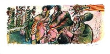Tobiasse theo lithographie d'occasion  Mandelieu-la-Napoule