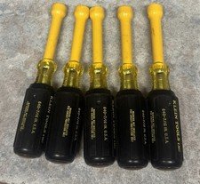 Destornillador de tuerca recubierto de 7/16 pulgadas con eje hueco de 3 pulgadas y mango de agarre de cojín 640-7/16 segunda mano  Embacar hacia Mexico
