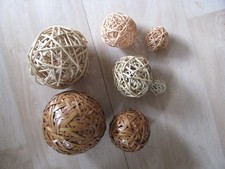Rattankugel weidenkugeln holz gebraucht kaufen  Meiningen