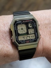 Relógio digital Casio preto unissex coleção Casio vintage A130WEGG-1AEF comprar usado  Enviando para Brazil