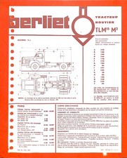 Berliet tlm tracteur d'occasion  Les Bordes