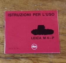 Leica m4p instruction usato  Imola