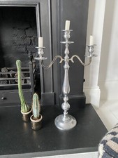 Silver candelabras three for sale  TWICKENHAM