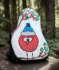 Bemalter stein vogel gebraucht kaufen  Zwickau