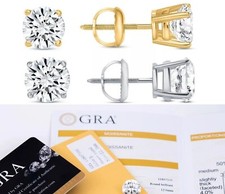 Certified vvs1 moissanite for sale  Brooklyn