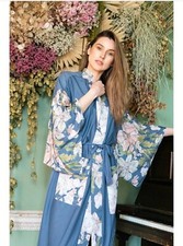 Blue colourful kimono for sale  ENFIELD