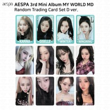 Cartão fotográfico Aespa oficial MD MY WORLD conjunto aleatório D Ver Karina Winter comprar usado  Enviando para Brazil