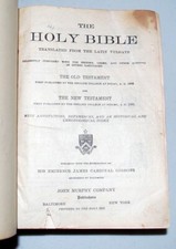 Usado, 1914 Holy Bible - John Murphy Company Publishers - Soft Cover - Good Condition comprar usado  Enviando para Brazil
