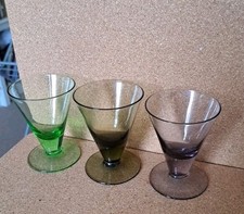 Vintage footed coloured for sale  STOKE-ON-TRENT