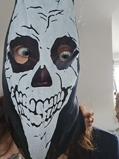 Skull totenkopfmaske skelett gebraucht kaufen  Weissach
