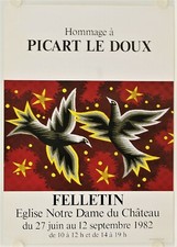 Affiche tapisserie hommage d'occasion Affiche tapisserie hommage d'occasion  La Courtine