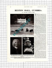 Reston hall cumbria for sale  SHILDON