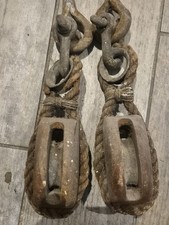 wooden pulley for sale  ISLES OF SCILLY