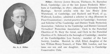 Sidney James Miller of St Barnabas Road, Cambridge - Estampa antiga 1912 comprar usado  Enviando para Brazil