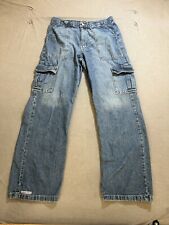 Jeans masculino Clock House skateboarding cargo 32 azul denim com zíper 32x31 comprar usado  Enviando para Brazil